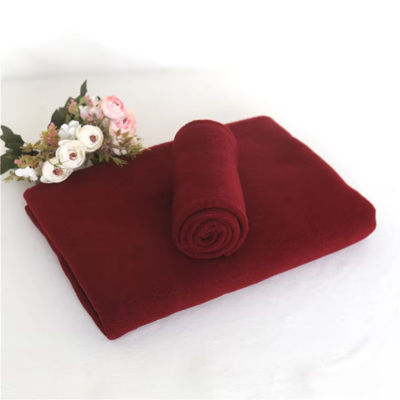 Virntage Newborn Stretch Wrap and Beanbag Blanket Photography Props Soft Baby Photo Wrap Set for Photoshoot Backdrop
