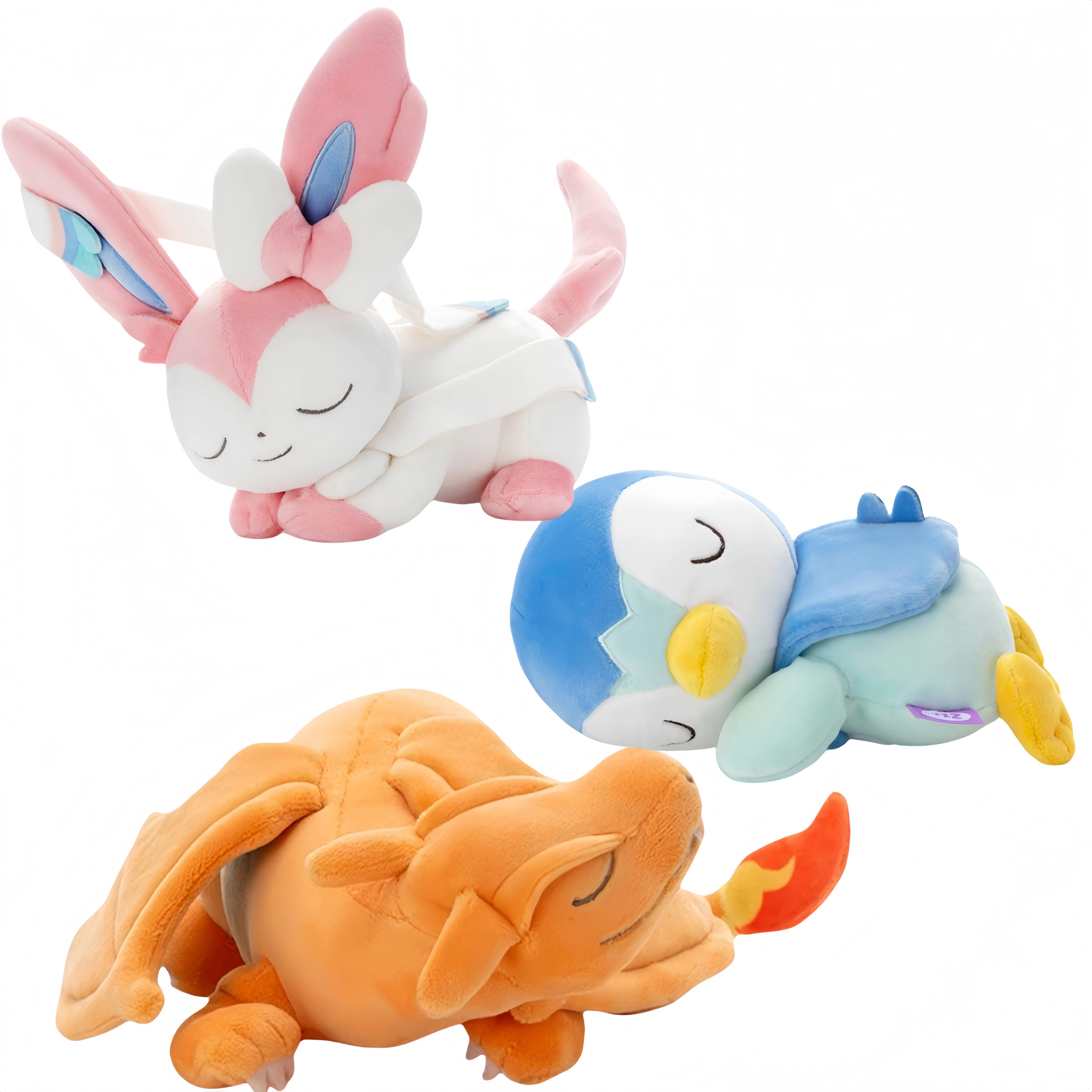    Pokemon Pikachu Sleeping Series Sylveon Glaceon Leafeon Gengar Plüsch Sprigatito Piplup Gefüllte Puppe Charizard Peluche Spielzeug Geschenk
