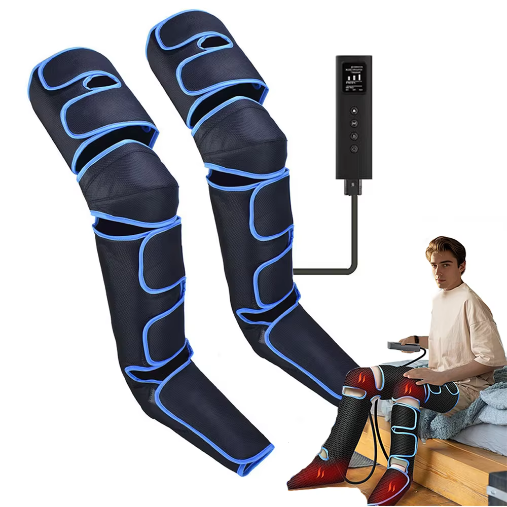 KO Electric Leg Muscle Relaxor With 6 Massage Modes Air Compression With Heating Function Leg Massager To Relax Muscles