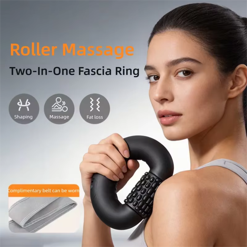 2-in-1 Roller Massager With Three Levels of Tapping Massage to Regulate the Whole Body Relieve Deep Tissue & Muscle Relaxation