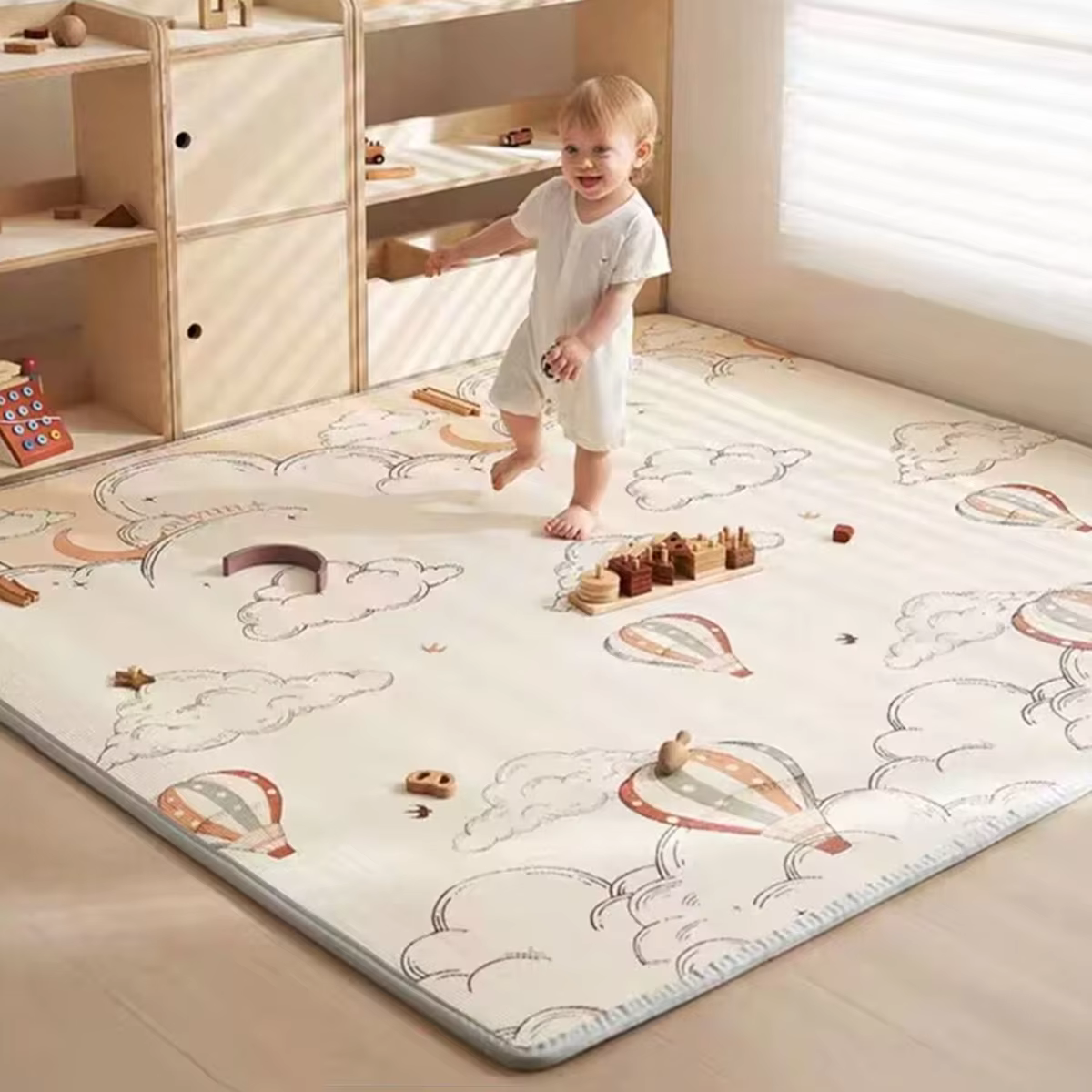 Odorless Cartoon New PatternThicken Baby Crawling Play Mats Folding Mat Carpet Play Mat for Children's Safety Mat Rug Playmat