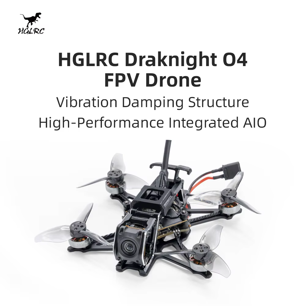 HGLRC Draknight 2inch Toothpick FPV Drone - O4 Lite / O4 Power Kit Version