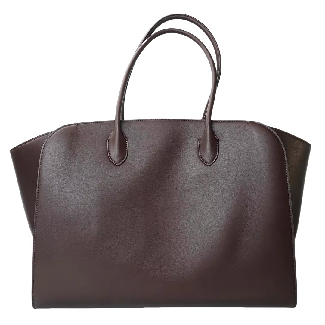High quality genuine leather Marlo17 tote bag, women's shoulder bag, leather high-end feel, large capacity commuting computer ba
