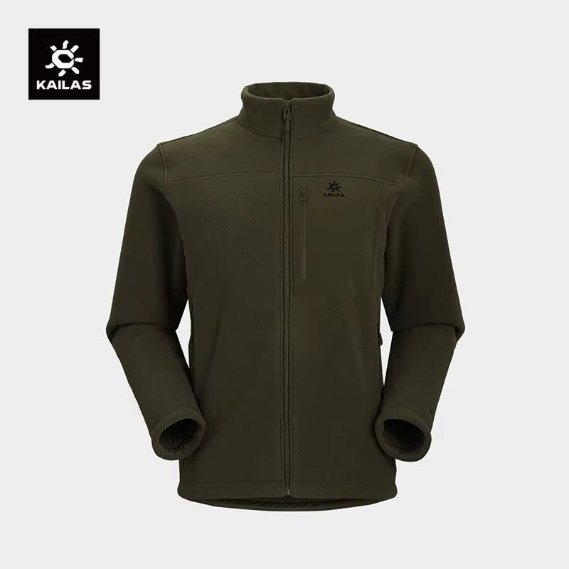 KAILAS Fleece Jacket Stand Collar Warm Antistatic Hiking Mountaineering Outdoor Sports Winter Coat KG2442121