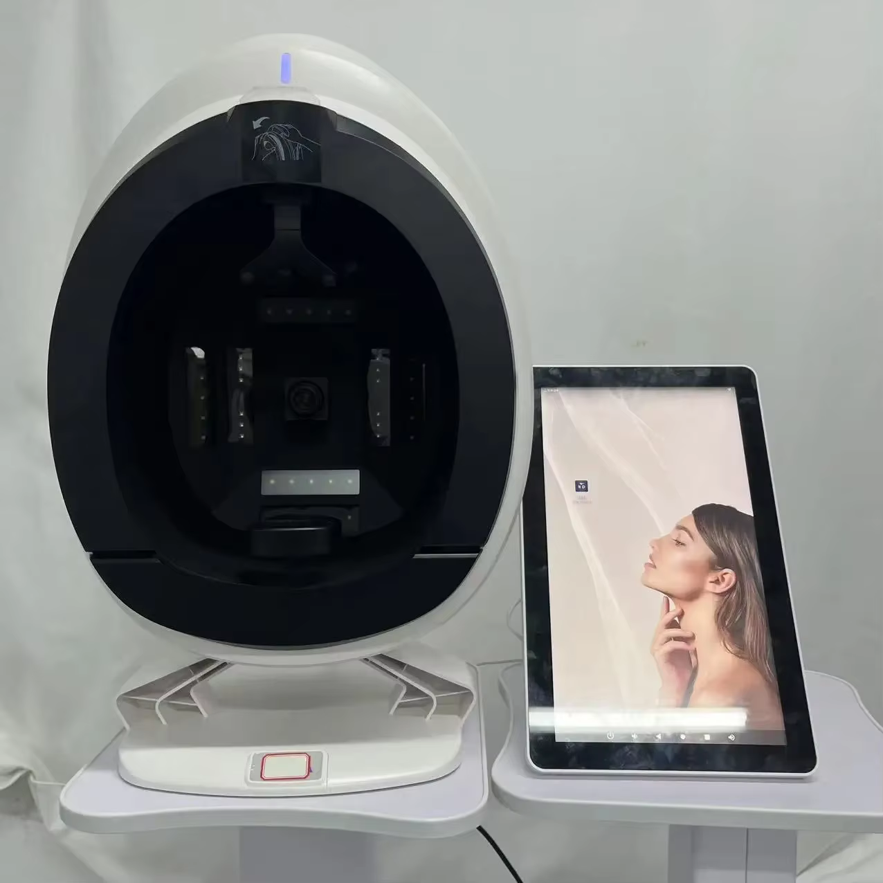 New 3D Facial Skin Analyzer Machine 15.6 inch Skin Analyzer Facial Machine 8 Light Spectrum Skin Analysis Scanner
