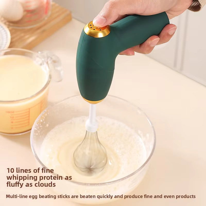 Electric mixer, milk frother, handheld egg beater, portable beverage coffee machine, cake cream machine, kitchen batter mixer