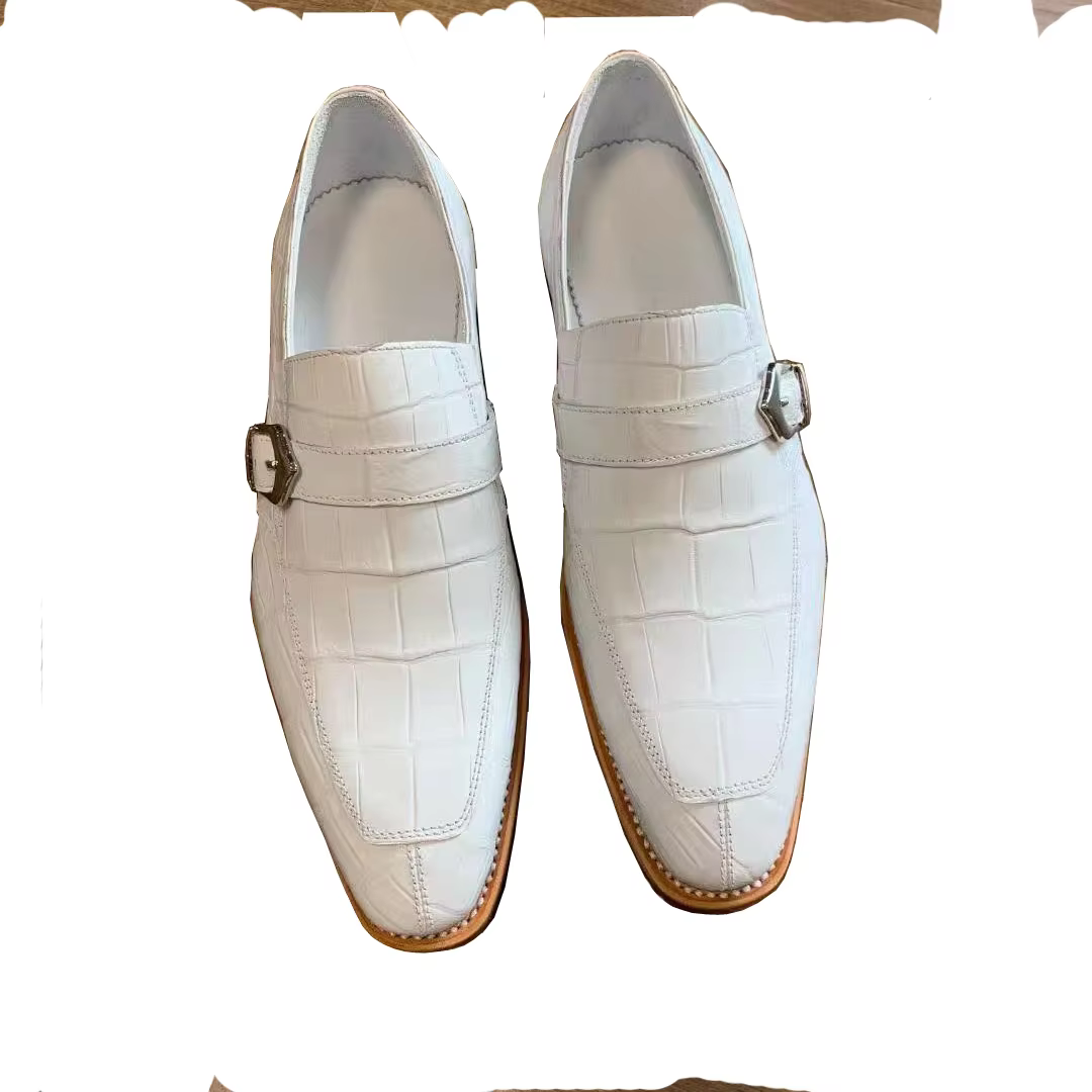 yingshang new men dress shoes male crocodile shoes fahion white men formal shoes wedding shoes