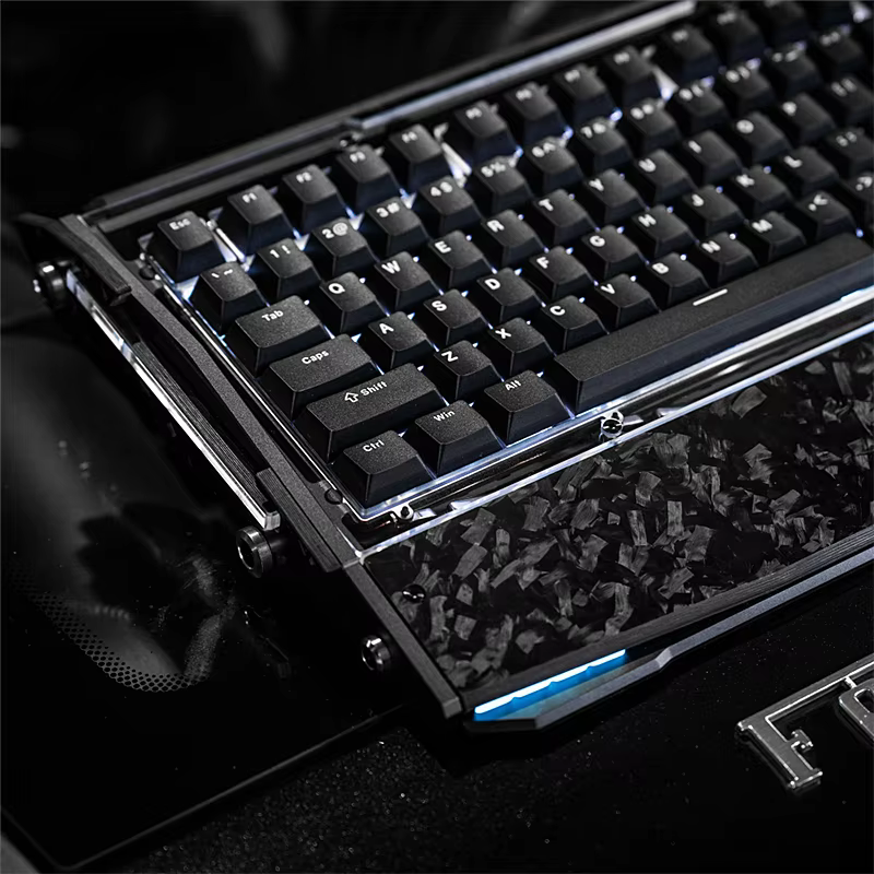 Angry Miao Black Diamond BD75 V2 Mechanical Keyboard Aluminum Carbon 81 Key Wireless 0.2ms RGB Customized Gaming Keyboard Gifts