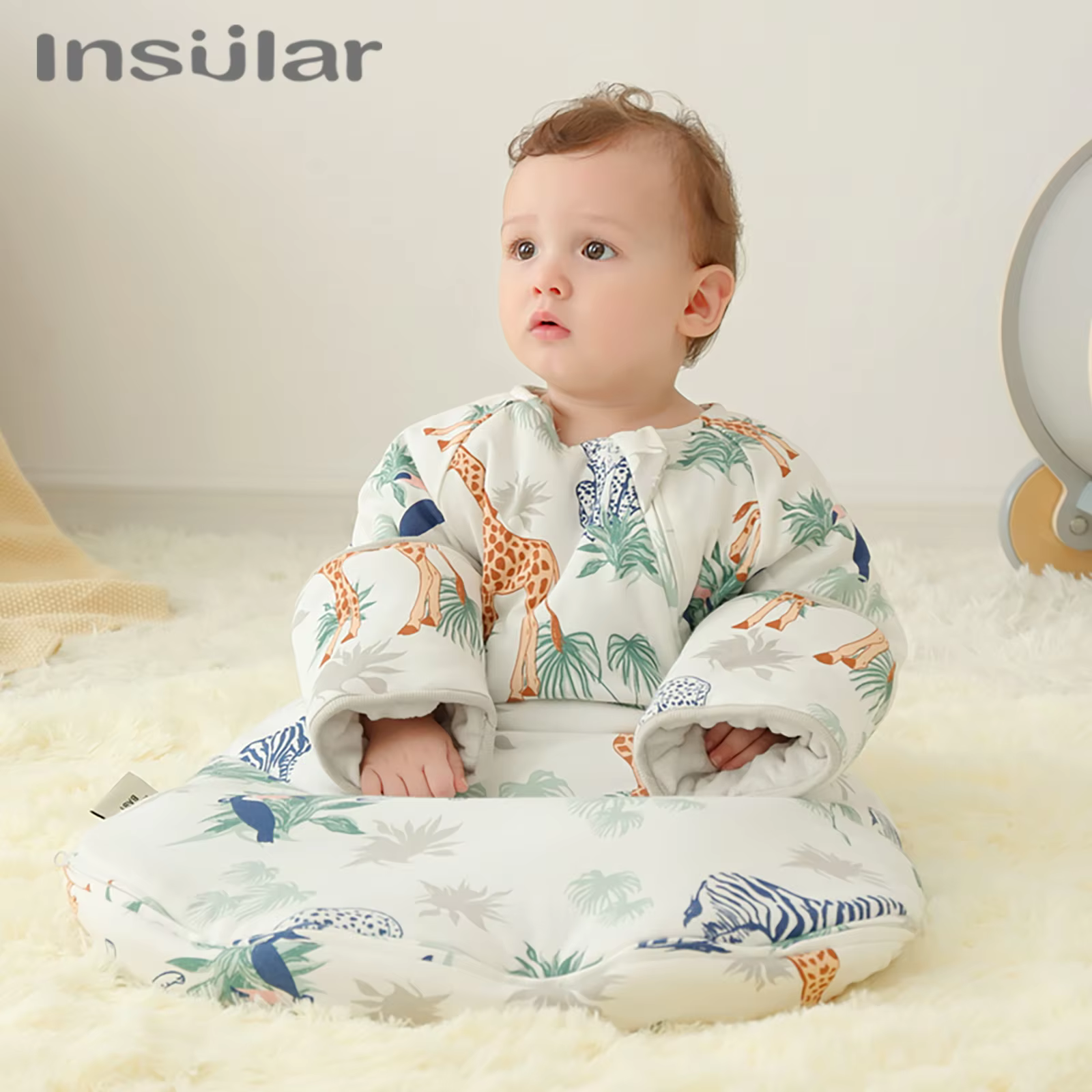 Baby Sleeping Bag with Sleeves Cotton Sleepsack Children's Sleeping Bag Bedding Winter Warm Envelope Sleep Sack Sacs De Couchage