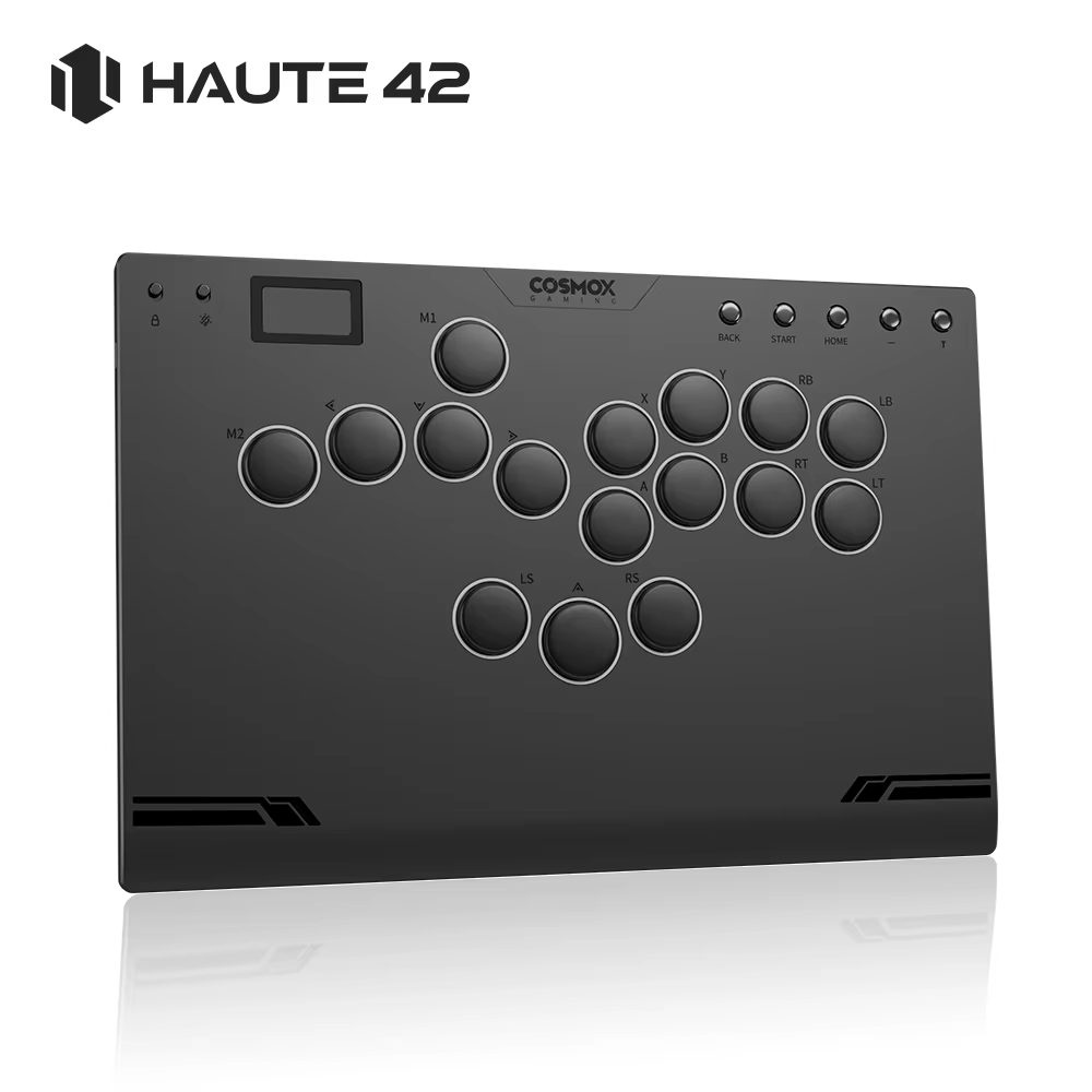 Haute42 M-Ultra Gen 2 Aluminium Alloy Arcade Leverless Hitbox Controller Fighting Game Hitbox Fightstick For PC/PS4/PS5/Switch
