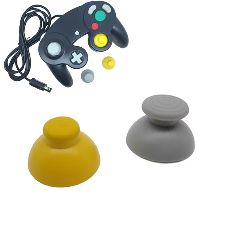 Thumb Sticks for NGC Wired Gamepad Hat Joystick Replacement for Nintendo Game Cube Console Controller Left Right Thumb Stick Cap