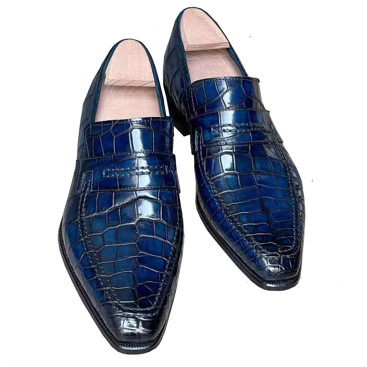 kexima new men dress shoes male crocodile shoes wedding fashion business shoes