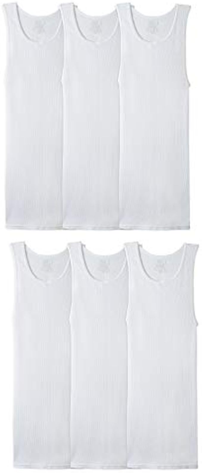 Fruit of the Loom Men’s Tag-Free Tank A-Shirt