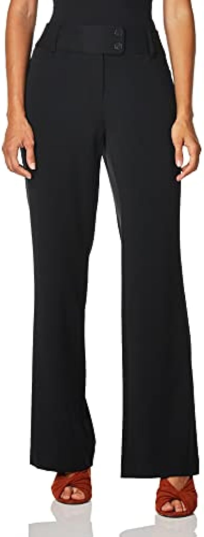 Rafaella Women’s Curvy Fit Gabardine Bootcut Dress Pants (Size 4-16)
