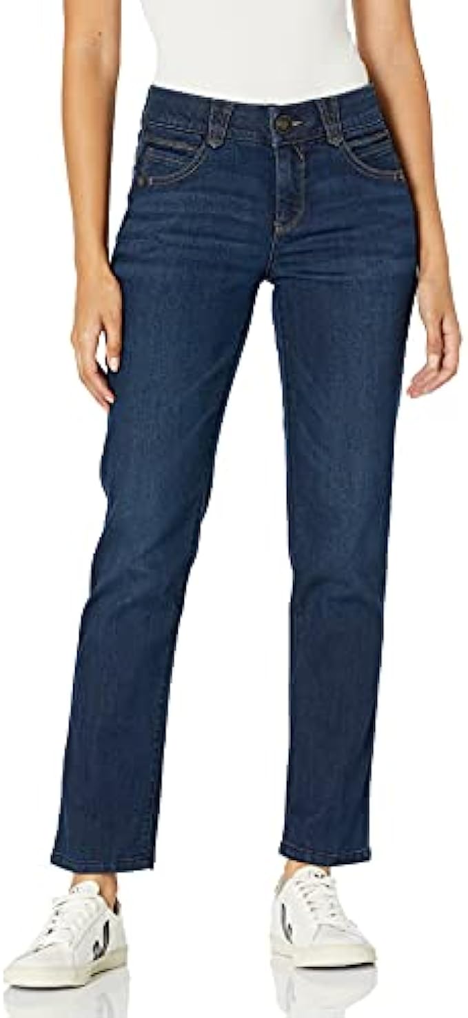 Democracy Women’s Petite Ab Solution Straight Leg Jean