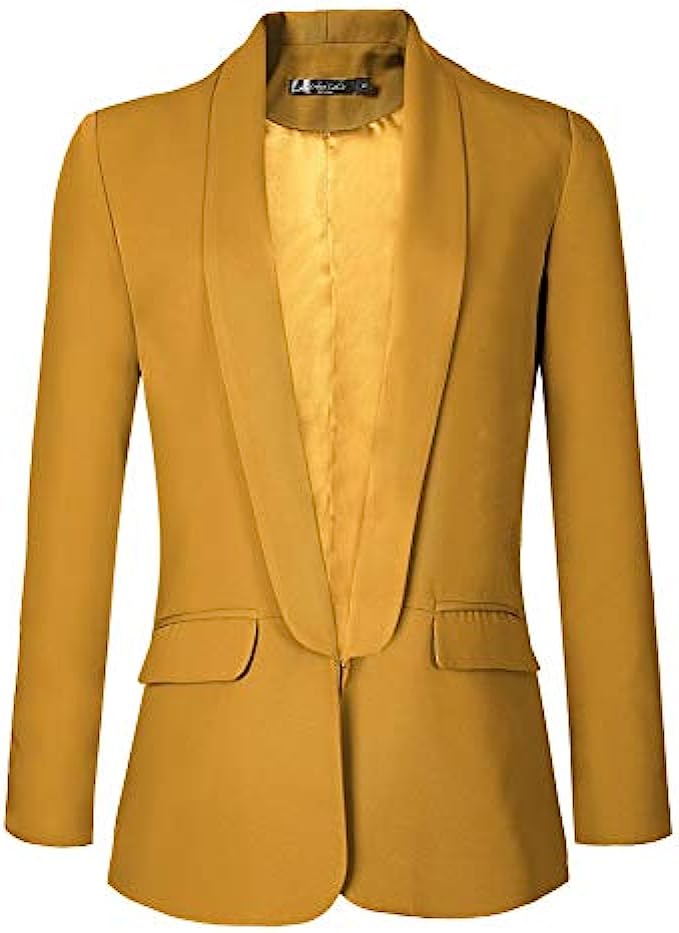 Urban CoCo Women’s Office Blazer Jacket Open Front