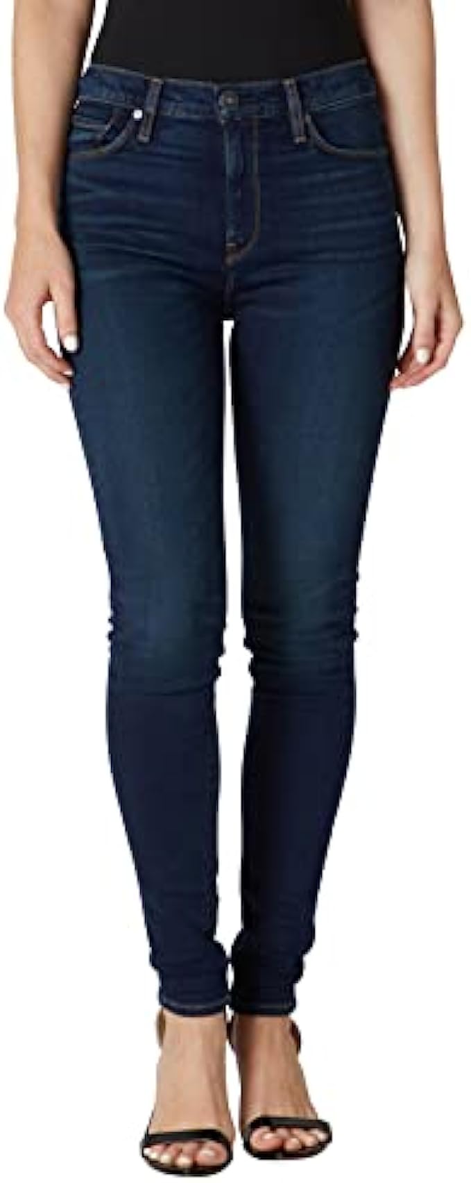 HUDSON Women’s Barbara High-Rise Super-Skinny Jean, Requiem, 23