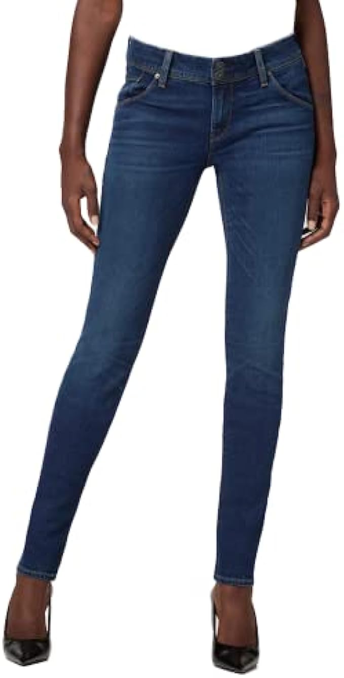 HUDSON Women’s Collin Mid Rise Skinny Jean, with Back Flap Pockets Rp
