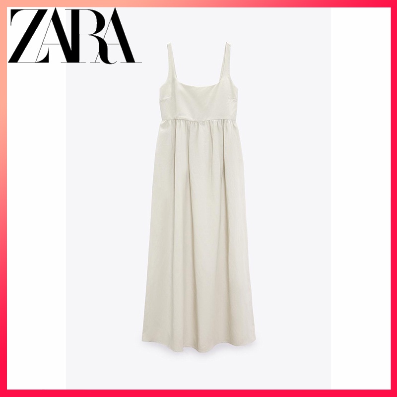 ZARA new women’s linen midi dress