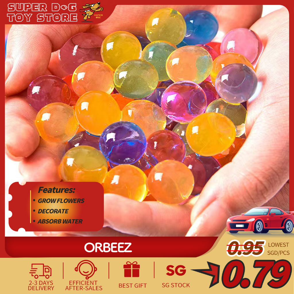 ? Local Ship?Water Beads Soaking Expanding Crystal Beads Children’s Decompression Toys Watercolor Orbeez