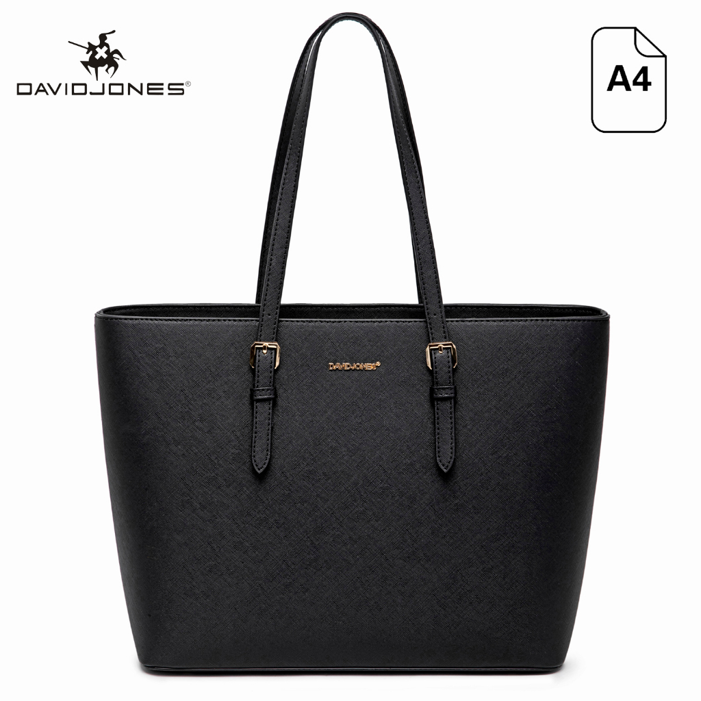 DavidJones Women’s Medium PU Leather Tote  Bag