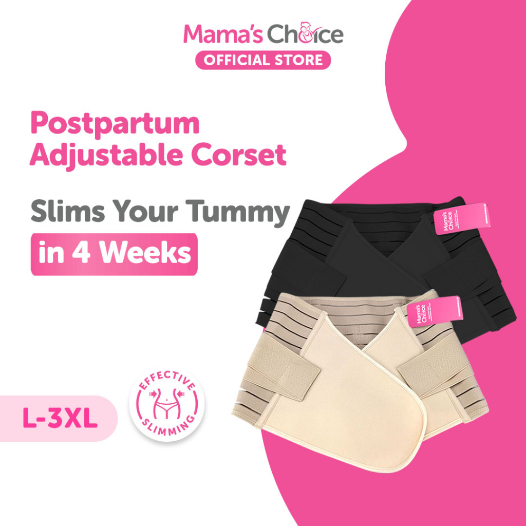 Mama’s Choice Postpartum Adjustable Corset | Belly Band | Belly Wrap | Binder