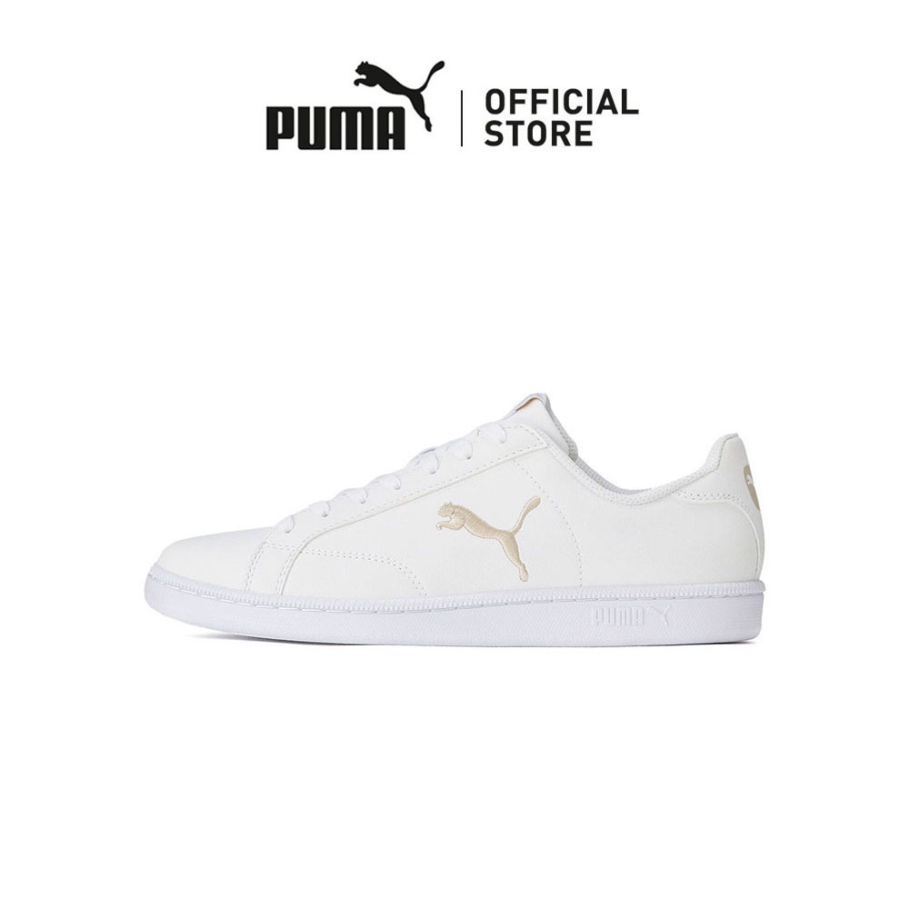 [NEW] PUMA Smash Cat Men’s Leather Shoes (White)