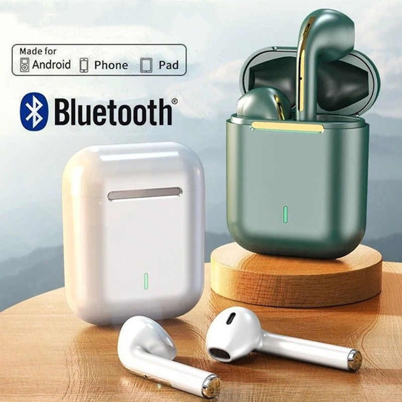 TWS J18 Wireless Bluetooth Earphones Wireless Earbuds In-ear with Stereo Mic Earhuds Gamers Headset