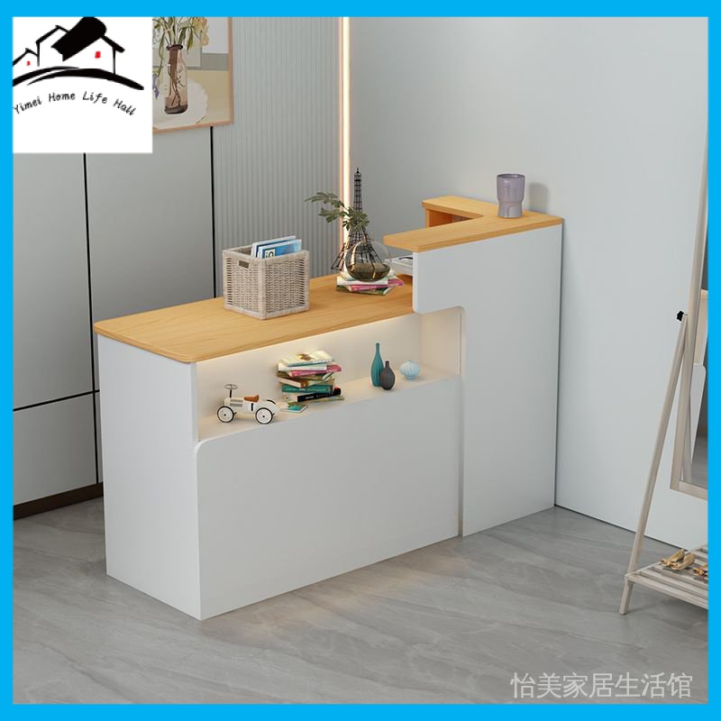 ⚜️Clothing store simple cashier cashier cabinet modern front desk store reception desk barber shop women’s clothing store bar counter small WBNY