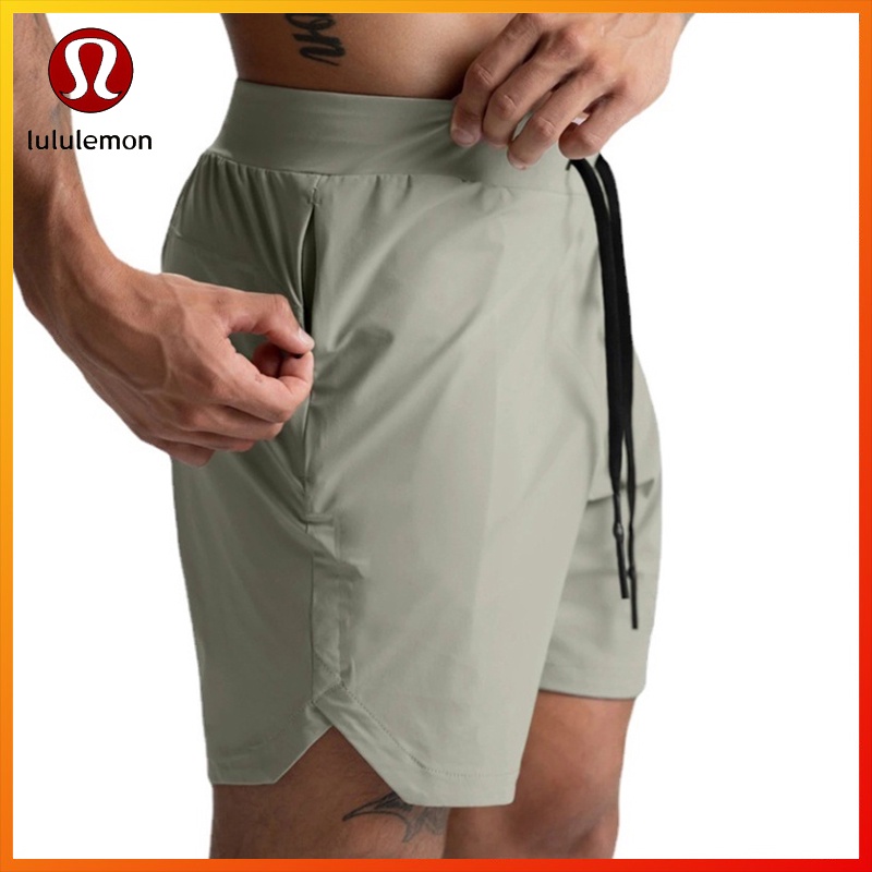 Lululemon Men’s Shorts Single-Layer Woven Quick-Drying Running Fitness Sports Leisure Five-Point Pants DK887