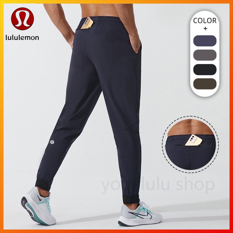 Lululemons Men’s Quick-Drying Jogging Pants Nylon Fitness Training Trousers Loose Casual Sports 70001