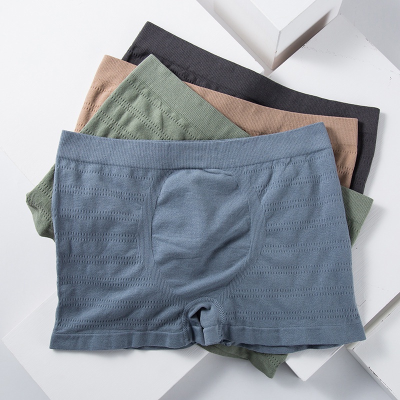 Non-Feeling 3.0 Men’s Boxer Briefs Seamless Cotton Simple Lightweight Breathable Comfortable Large Size