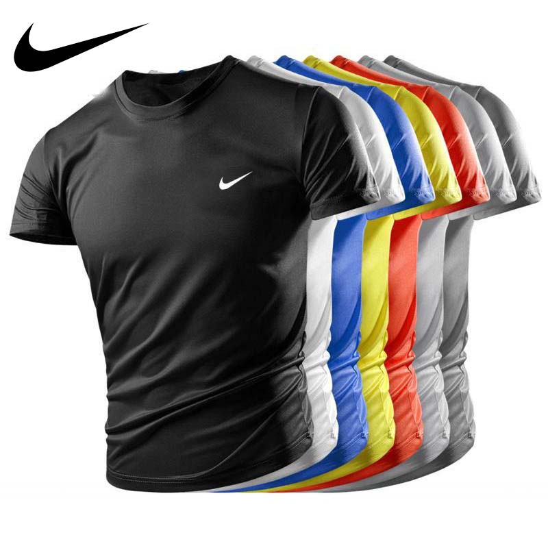 Summer T-shirt Men’s and Women’s Round Neck Quick  Dry Short Sleeve T-shirt Sports T-shirt