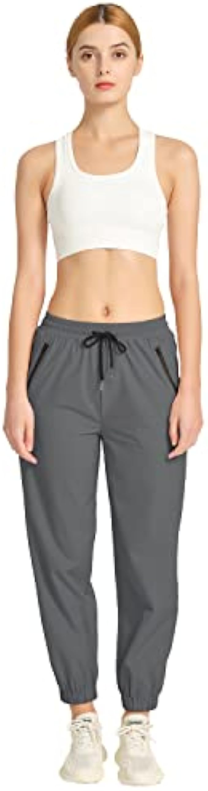CerroTorre Women’s Hiking Pants Waterproof Lightweight Quick Dry Athletic Joggers with Zipper Pockets