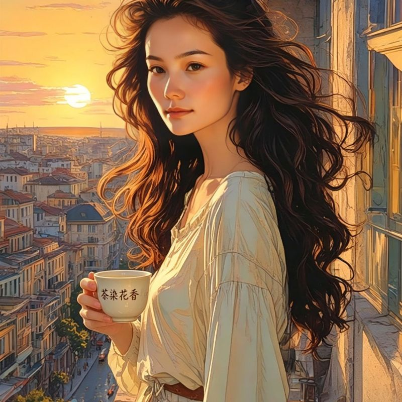 茶染花香
